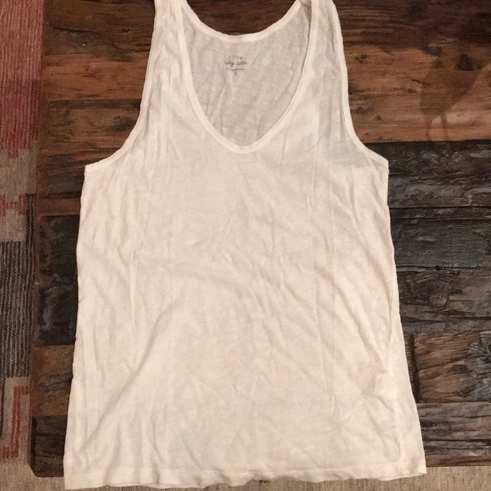 White tank top